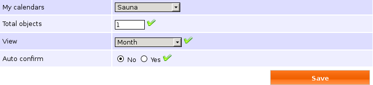 Calendar product connection