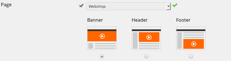 Emplacement de la page Diaporama